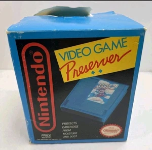NINTENDO VIDEOSPIEL 5ER PACK PRESERVER BLAU KUNSTSTOFFHÜLLE VINTAGE 1989 NEU Open Box - Bild 1 von 6