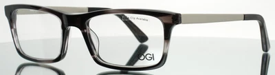 Gafas rectangulares OGI Evolution 9205 1625 gris cuerno para hombre 52-19-145 B:35 Foto 1 de 4
