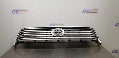 15 TOYOTA TUNDRA UPPER GRILLE ASSEMBLY SILVER INSERT 8 BARS Foto 1 de 4