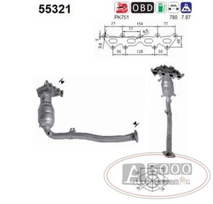 Catalytic Converter - Ford E-250 Econoline - 1999 Rear 5.4 - Picture 1 of 1