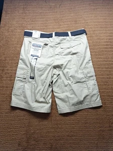 Smith's Workwear Herren 36" Relaxed Fit _ Gürtel Twill Cargo Short Neu mit Etikett weich khaki - Bild 1 von 13