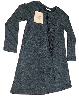 new DEUX PAR DEUX  size 10 youth girls long sleeve tunic Sweater fun party Dress - Image 1 of 4