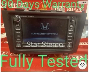 Radio de navegación Honda CRV CR-V GPS XM reproductor de CD MP3 cambiador de disco 2AN0 OEM HO138 - Imagen 1 de 8