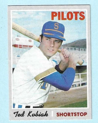 1970 Topps #688 Ted Kubiak Seattle Pilots Near Mint COMPLETE SETBREAK - Image 1 of 2