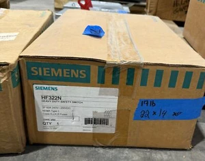 NEW IN BOX Siemens HF322N Safety Switch Disconnect 3 pole 60 amp 240v FUSIBLE - Picture 1 of 1