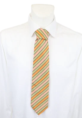 Corbata para hombre LUCIANO SOPRANI 146 X 9 CM patrón a rayas colorida atada formal Foto 1 de 4