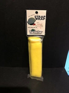 The Original Turtle Fur Strap Wrap For Helmets Yellow NEW - Picture 1 of 2