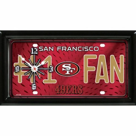 NFL SAN FRANCISCO 49ERS QUARTZ WALL CLOCK Cover