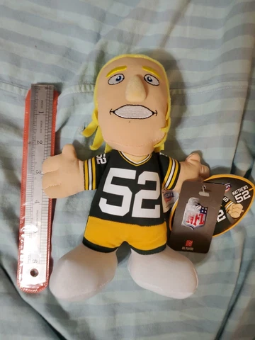 Clay Matthews Green Bay Packers NFL Football Bleacher Creatures Plush 6", new Cover
