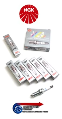 6x NGK Copper Cored Iridium Spark Plugs Heat Range 9- For CBA R35 GTR VR38DETT - Image 1 of 4