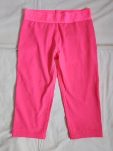 Guess Girls J2GB10MC049 Active Capri Leggings Monroe Pink Youth Size 10 New - Picture 1 of 7
