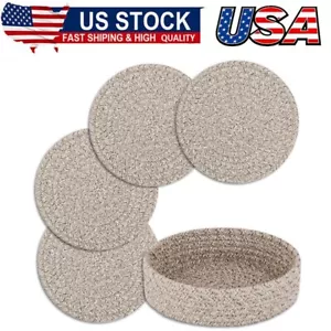 Trivets for Hot Dishes, Trivets for Hot Pots and Pans, Cotton Coasters 4 Pcs - Picture 1 of 7