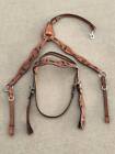 Classic Headstall and Breast Collar Set- Unique Color Shade- Premium Leather