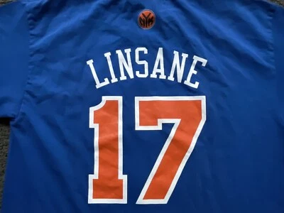 *RARA* Camiseta DE COLECCIÓN Jeremy Lin LINSANE New York Knicks JUVENTUD Mediana ADIDAS Foto 1 de 4