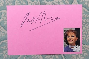 Paquita Rico - Malvaloca - El Cid cabreador - La virgen gitana - handsigniert 1992 - Bild 1 von 2