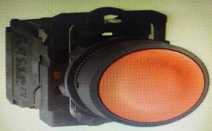 Schneider HANGSELL RED FLUSH PUSH BUTTON 22mm Diameter 1NC Contact Spring-Return - Picture 1 of 1