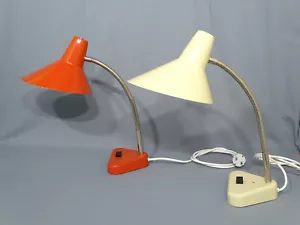 Dos lámparas de mesa SIS años 60 Midcentury Modernist - Imagen 1 de 12