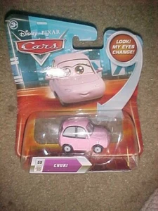Disney Pixar Diecast Chuki #59 EYES CHANGE The World of Cars Pink Brandneu 3+  - Bild 1 von 5