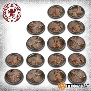 ACC021 TTCombat - Carnevale - 30mm Sunken Wood Bases - (Streets of Venice) - Picture 1 of 1