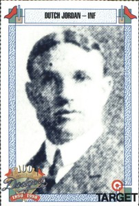 1990 Dodgers Target Baseball Card #995 Dutch Jordan