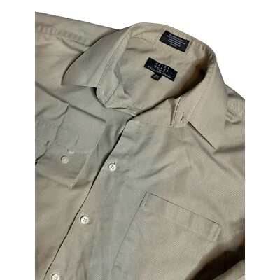 Crazy Horse Mens Long Sleeve Brown Button Up Size 16.5" Shirt - Image 1 of 4