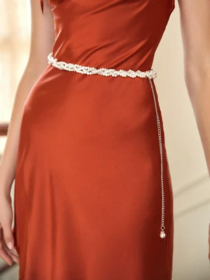 Cintos Cinturones Correa Cinturon Cadena de Vestir Cintura Alta Para Mujer Foto 1 de 4