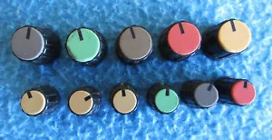 Yamaha EMX 300/200-MC1204 Mixer Knobs-LOT OF 11-D SHAFT-Genuine EMX300/200-Japan - Picture 1 of 6
