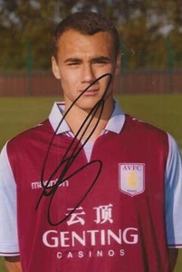 ASTON VILLA: GRAHAM BURKE SIGNED 6x4 PORTRAIT PHOTO+COA - Picture 1 of 1
