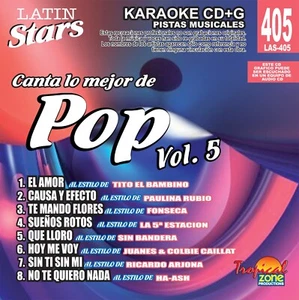 Karaoke Latin Stars 405 Pop Vol. 5 - Imagen 1 de 1
