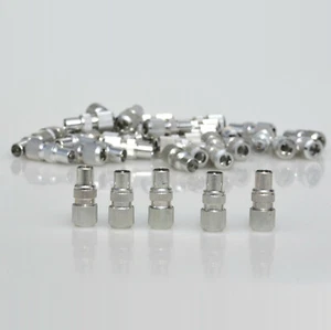 10 x BRAND NEW MALE TV AERIAL COAX / CONNECTOR PLUG FOR TV RG6 COAXIAL CABLE - Picture 1 of 4