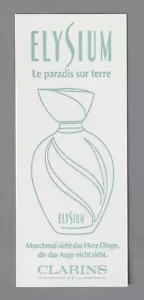 Carte publique - Werbekarte - Elysium Clarins - Bild 1 von 1