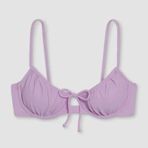 Juniors Shirred Underwire Bikini Top Xhilaration Purple Small (0-2) - Picture 1 of 10