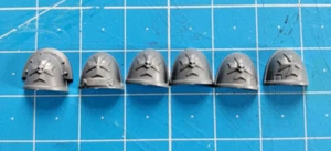 BT Crusader Bits Shoulder Pad x6 Initiate Black Templars Primaris Space Marines  - Imagen 1 de 1