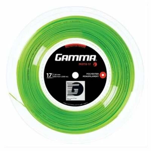 Gamma AMP Moto 17G Co-Polyester Tennis String Reel (660 Feet /200 meters) Lime - Picture 1 of 1