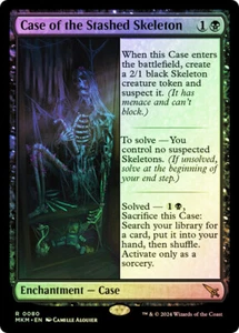 Estuche del esqueleto escondido Magic The Gathering Foil - Asesinatos en Karlov Manor #080 - Imagen 1 de 1
