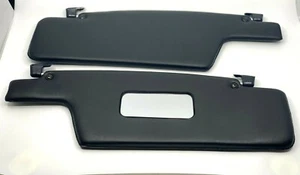 Sunvisor Sun Visors set with bracket for Porsche 911 Targa 1964–1989 Black LHD - Picture 1 of 3