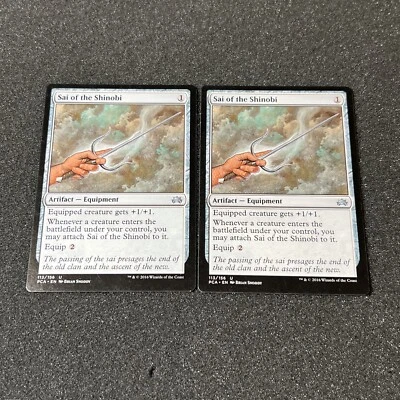 Sai of the Shinobi Magic The Gathering Mtg Artifact Planechase Anthology Card 2 - Image 1 of 4