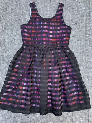 Nicole Miller Sleeveless Black Dress - Size Girls' Medium - Image 1 of 4
