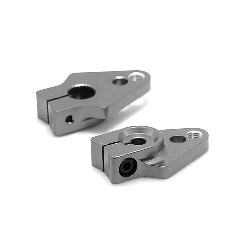 ✅ 2 x Alu Servohorn Servohebel 25 mm silber CNC 23T z.B. JR/Graupner, Multiplex - Bild 1 von 1