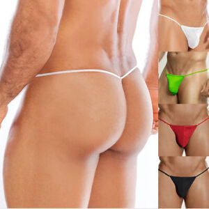 Men's G-String Thong Pouch Panties Micro Bikini T-back Underwear Bikini Briefs