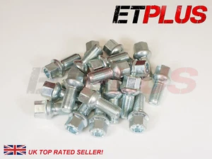 20x Radius R13 Original OE Alloy Wheel Bolts 27mm M14x1.5 Fits Audi A1 - Picture 1 of 3