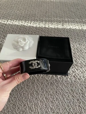 CHANEL Bangle Bracelet CC Logo - Image 1 of 4