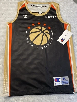 Camiseta Champion NBPA # 52 Juvenil Grande Baloncesto Cinco Estrellas Reversible Gran Regalo Foto 1 de 4