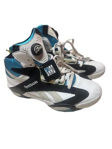 Scarpe da basket Reebok Pump Shaq Attaq Orlando Magic da uomo taglia US 12 usate in ottime condizioni - Foto 1 di 10