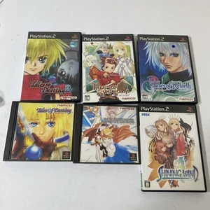 Wholesale Lot Of 6 Sony PS1 PS2 Tales of Destiny 1 2 etc. Used Tested Japan F/S - Picture 1 of 3