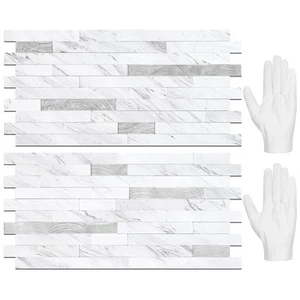 20 Sheets Peel and Stick Backsplash Tile Stick on Backsplash for Kitchen and ... - Picture 1 of 7