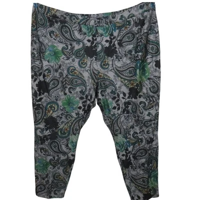 Pantalones al tobillo Susan Graver cachemir cepillado ponte calce ajustado talla grande 3X Foto 1 de 4