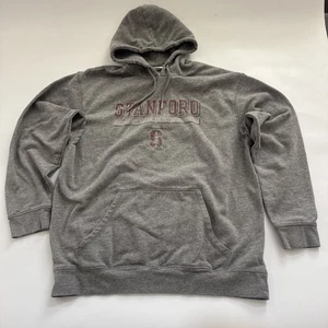 Vintage Champion Stanford University Hooded Sweatshirt Hoodie Mens XL Gray - Picture 1 of 10