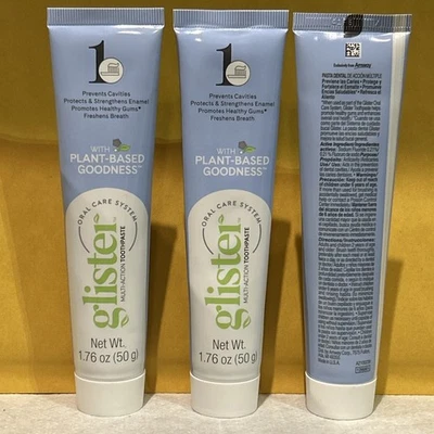 Lote de 3 NUEVAS Pasta de Dientes Amway Glister Multi-Acción 50g Tamaño de Viaje Blanqueamiento Foto 1 de 4