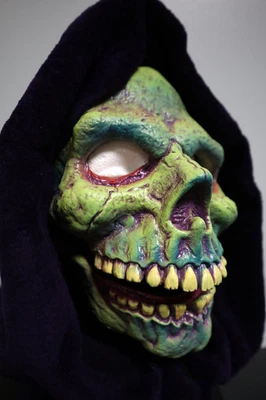 Hooded King  of Universal Skulls - Zagone Studios "The Emperor " Handmade Mask - Image 1 of 4